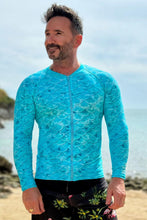 Load image into Gallery viewer, Mermaid Scales Rash Guard - Swimsuit Jacket