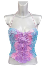 Load image into Gallery viewer, Corset scales top for mermaids