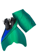 Load image into Gallery viewer, Green Realistic mermaid tails for swimming