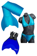 Load image into Gallery viewer, Mermaid Tail Sets (Monofin, Bikini and Tail Skin)
