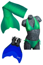 Load image into Gallery viewer, Mermaid Tail Sets (Monofin, Bikini and Tail Skin)
