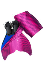 Load image into Gallery viewer, Purple Mermaid Costume for swimming