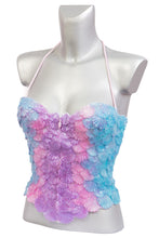 Load image into Gallery viewer, Silicone mermaid corsage with scales