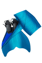 Load image into Gallery viewer, Turquoise mermaid tail for kids