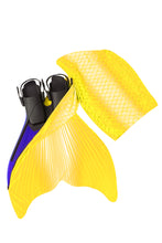 Load image into Gallery viewer, Yellow Mermaid Costume for swimming
