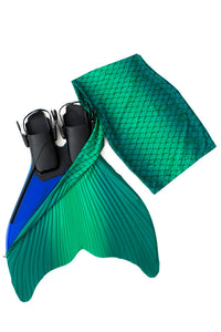 Green Realistic mermaid tails for swimming