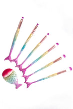 Load image into Gallery viewer, Mermaid Makeup Brush Set - Purple
