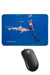 Mousepad with Mermaid and Shark