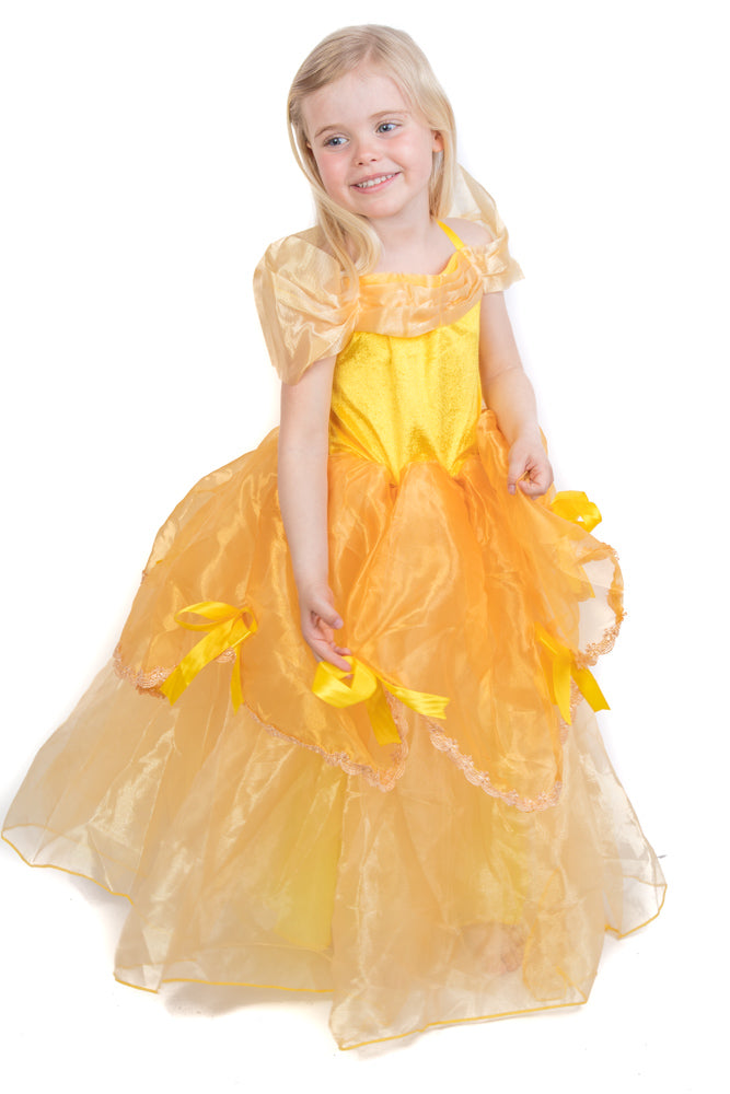 Disney Princess A-line Dress Girls Square Neck Dress Ruffles Sleeve Party  Fancy Dress Up Clothes For Kids 4-7 Years | Fruugo NO