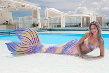 Load image into Gallery viewer, Rainbow Silicone Tail for Mermaids
